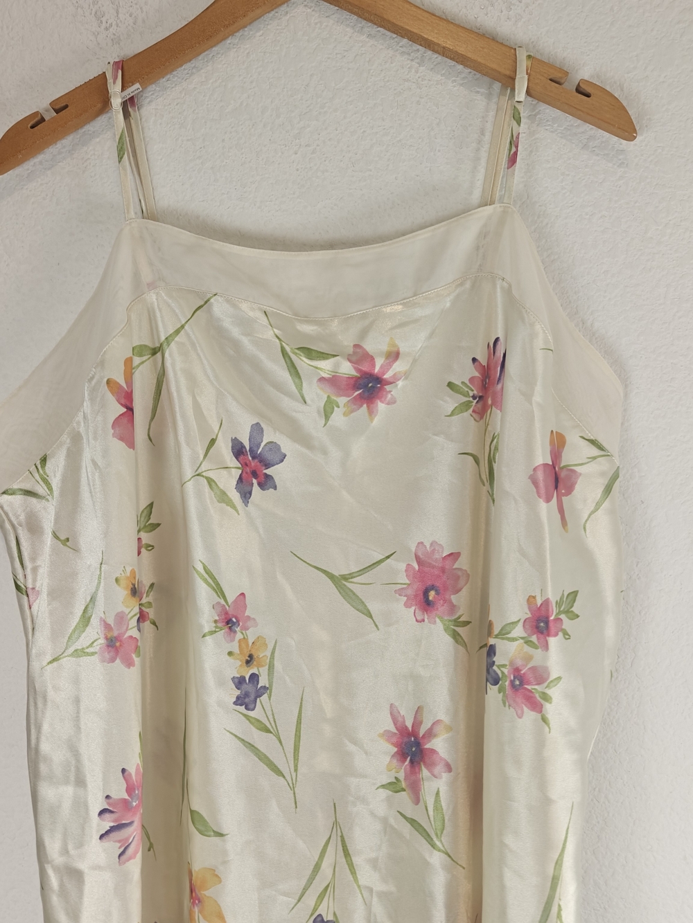 VTG Valerie Stevens Floral Sheer Slip Dress 1X Romantic Coquette Cottagecore - Picture 4 of 13